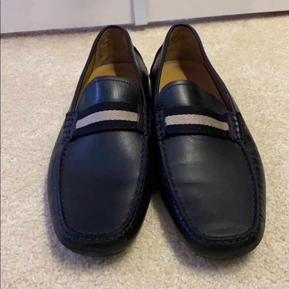 *NEW* Bally Classic Leather Drivers